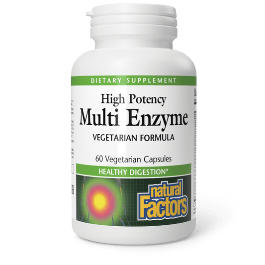 High Potency Multi Enzyme Vegetarian Formula   60 Vegetarian Capsules, image-hi-res