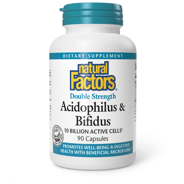 Acidophilus & Bifidus Double Strength  10 Billion  90 Capsules, image-hi-res