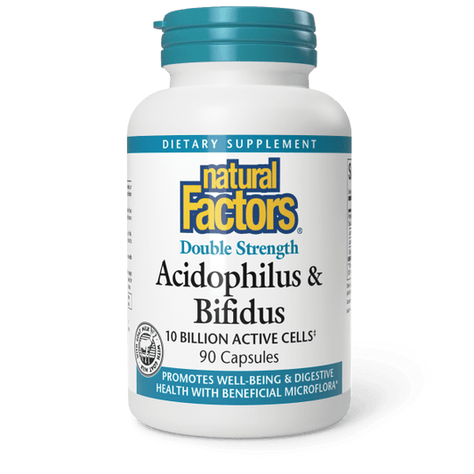Acidophilus & Bifidus Double Strength  10 Billion  90 Capsules, image-hi-res