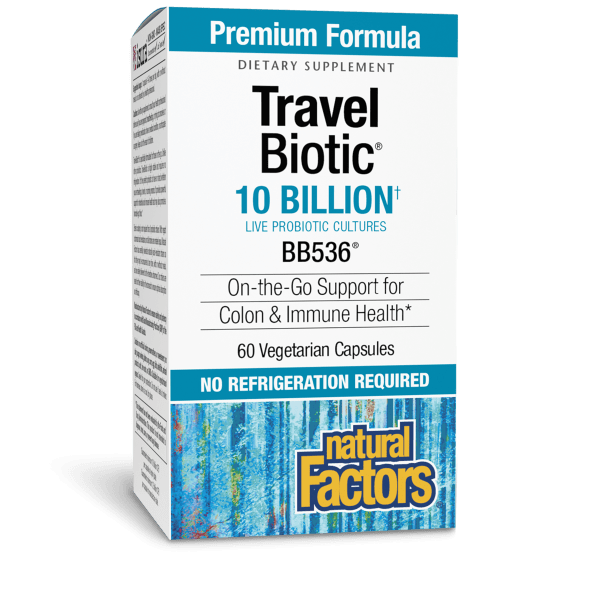 TravelBiotic® BB536®  10 Billion  60 Vegetarian Capsules, image-hi-res