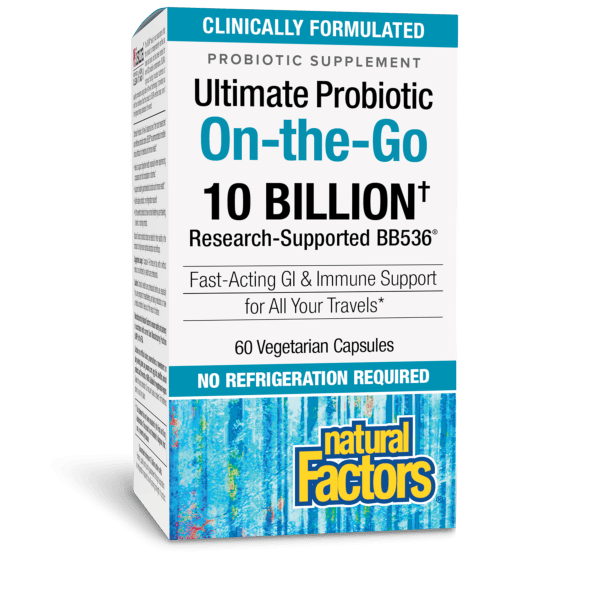 Ultimate Probiotic On-the-Go  10 Billion  60 Vegetarian Capsules, image-hi-res