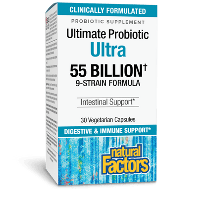 Ultimate Probiotic Ultra  55 Billion  30 Vegetarian Capsules, image-hi-res
