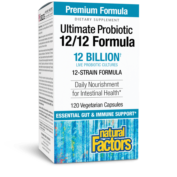 Ultimate Probiotic 12/12 Formula  12 Billion  120 Vegetarian Capsules, image-hi-res