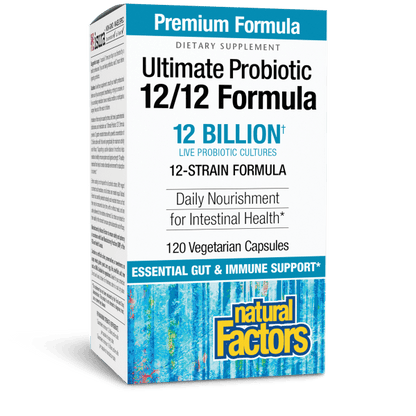 Ultimate Probiotic 12/12 Formula  12 Billion  120 Vegetarian Capsules, image-hi-res