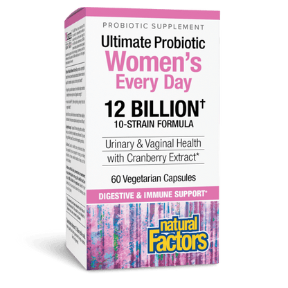 Ultimate Probiotic Women's Every Day  12 Billion  60 Vegetarian Capsules, image-hi-res