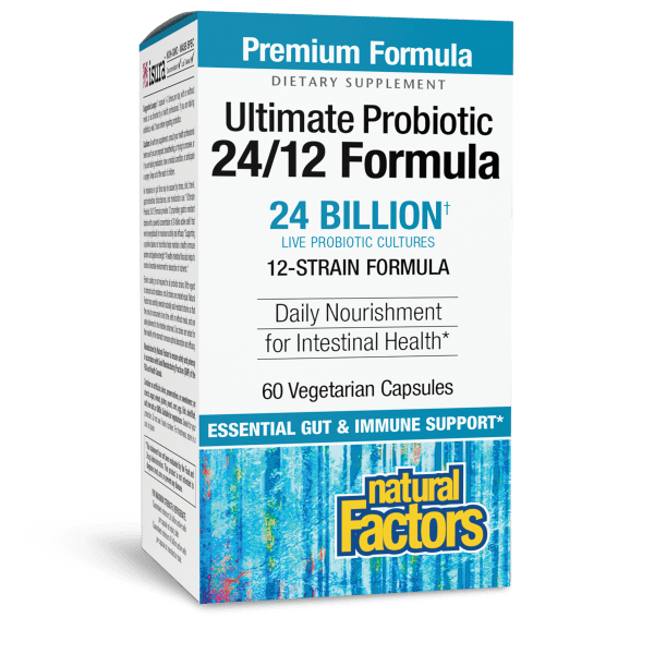Ultimate Probiotic 24/12 Formula  24 Billion  60 Vegetarian Capsules, image-hi-res