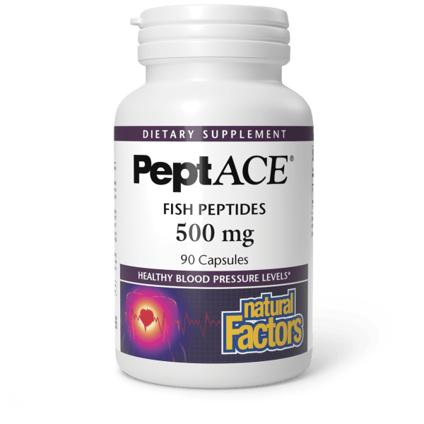 PeptACE® Fish Peptides  500 mg  90 Capsules, image-hi-res