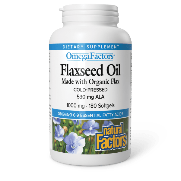 Flaxseed Oil  1,000 mg  180 Softgels, image-hi-res