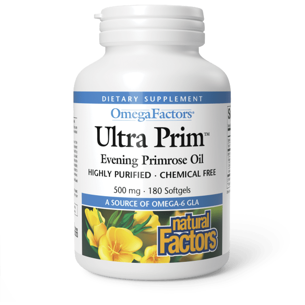 Ultra Prim™ Evening Primrose Oil  500 mg  180 Softgels, image-hi-res