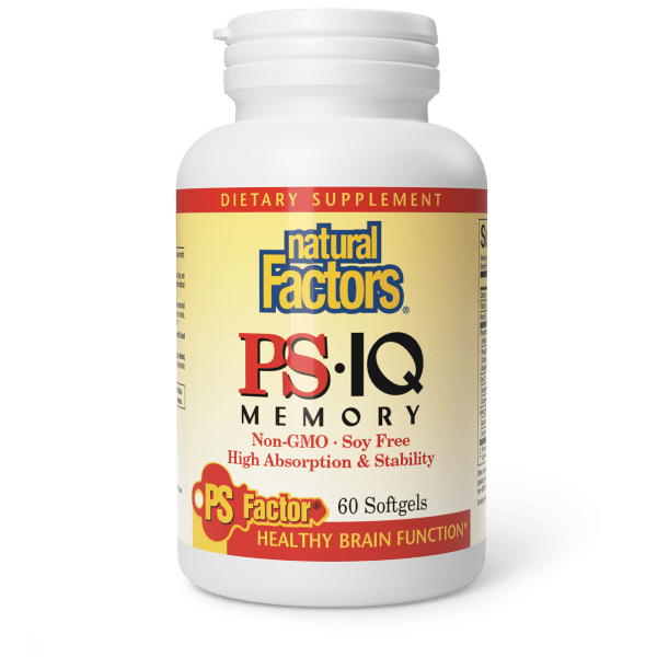 PS-IQ Memory  25 mg  60 Softgels, image-hi-res
