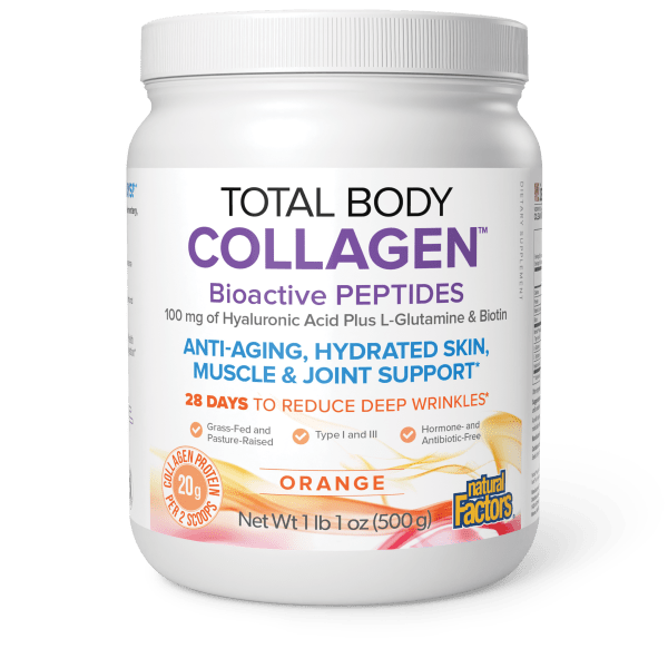 Total Body Collagen™️ Bioactive Peptides Powder   1.1 lb Powder Orange, image-hi-res
