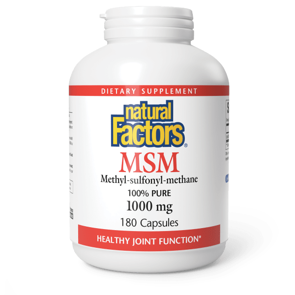 MSM  1,000 mg  180 Capsules, image-hi-res