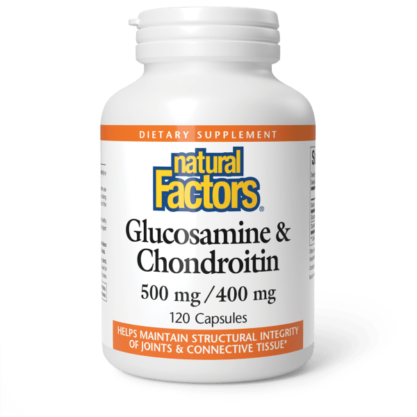Glucosamine & Chondroitin  500 mg / 400 mg  120 Capsules, image-hi-res