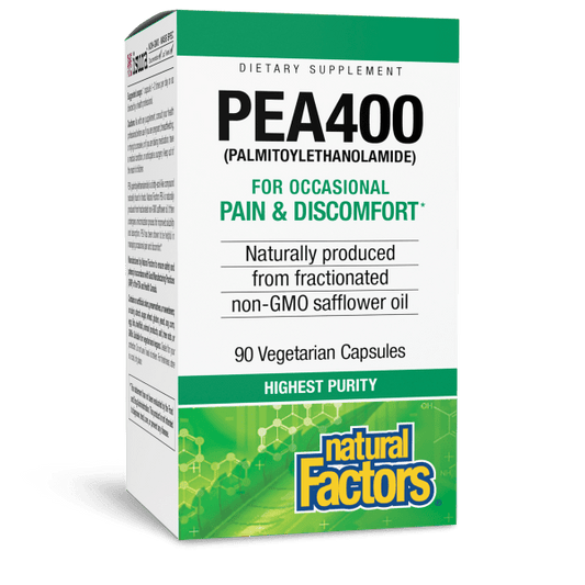 PEA400  400 mg  90 Vegetarian Capsules, image-hi-res