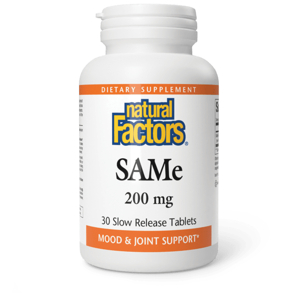 SAMe  200 mg  30 Slow Release Tablets, image-hi-res