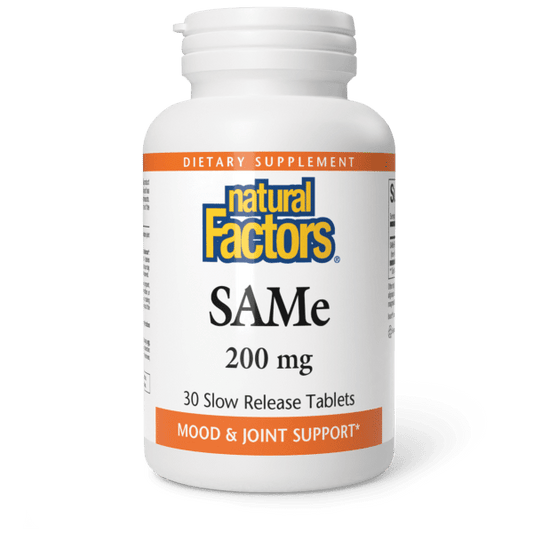 SAMe  200 mg  30 Slow Release Tablets, image-hi-res