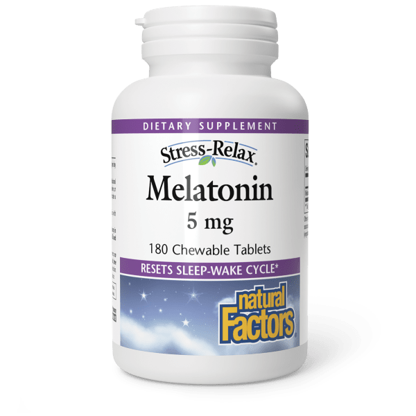 Melatonin  5 mg  180 Chewable Tablets Tropical, image-hi-res