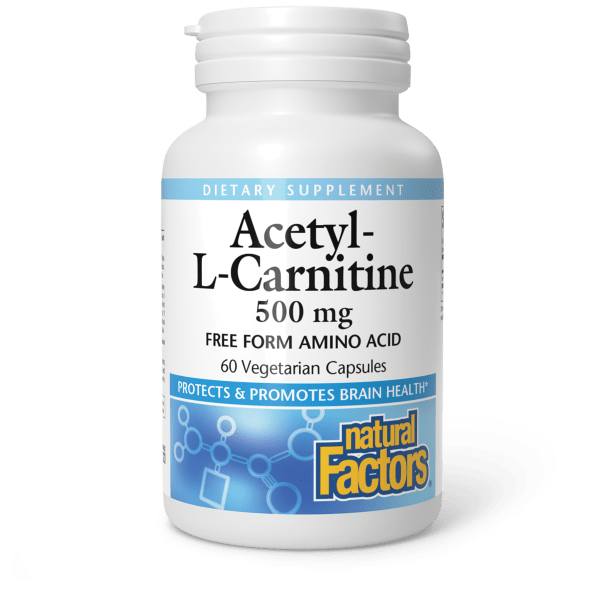 Acetyl-L-Carnitine Vegetarian Capsules | Natural Factors USA Acetyl-L-Carnitine Vegetarian Capsules | Natural Factors USA