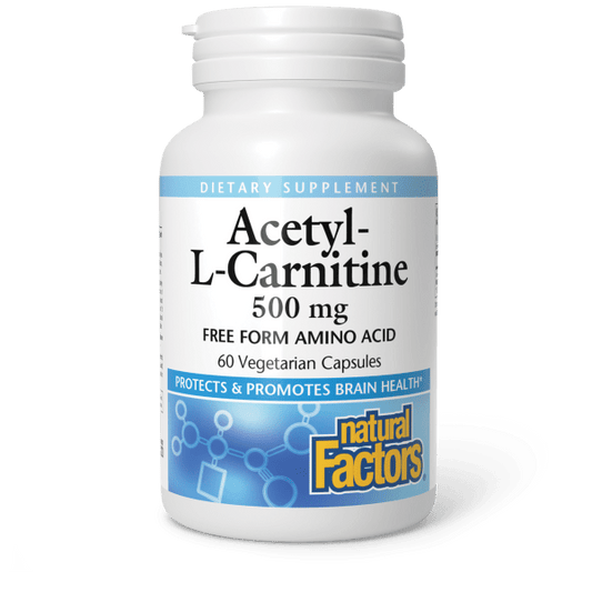 Acetyl-L-Carnitine  500 mg  60 Vegetarian Capsules, image-hi-res