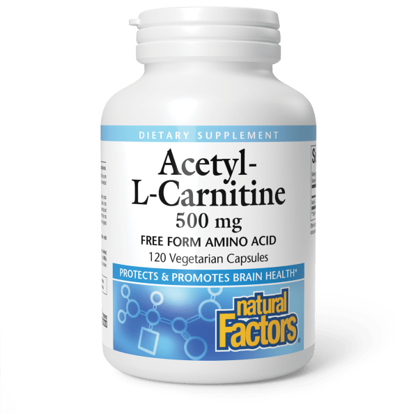Acetyl-L-Carnitine  500 mg  120 Vegetarian Capsules, image-hi-res