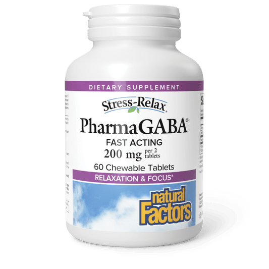 PharmaGABA®  200 mg  60 Chewable Tablets, image-hi-res