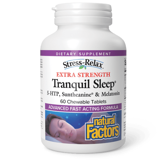 Tranquil Sleep® Extra Strength   60 Chewable Tablets Tropical, image-hi-res