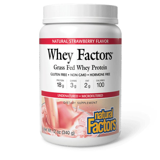 Grass Fed Whey Protein   12 oz Powder Strawberry, image-hi-res