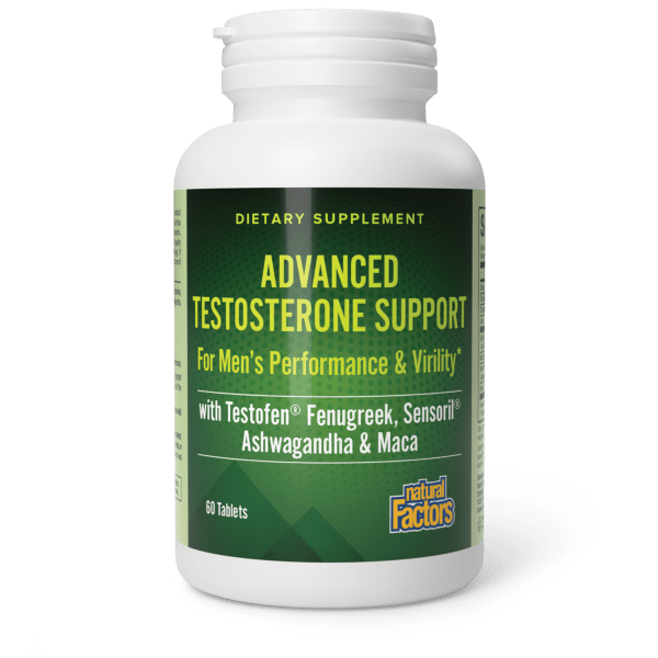 Advanced Testosterone Support with Testofen® Fenugreek, Sensoril® Ashwagandha & Maca   60 Tablets, image-hi-res