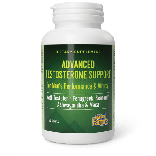 Advanced Testosterone Support with Testofen® Fenugreek, Sensoril® Ashwagandha & Maca   60 Tablets, image-hi-res