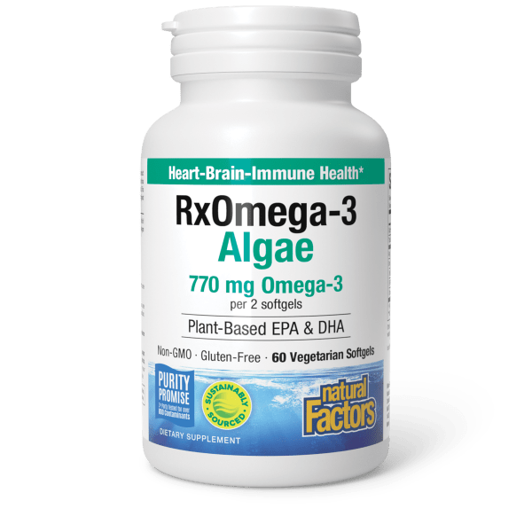RxOmega-3 Algae  770 mg  60 Softgels, image-hi-res