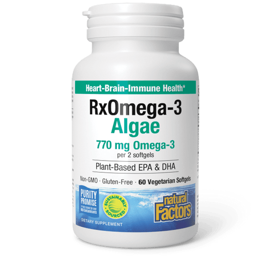 RxOmega-3 Algae  770 mg  60 Softgels, image-hi-res