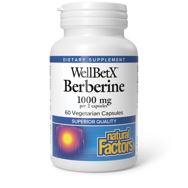 Berberine  1000 mg per two caps  60 Vegetarian Capsules, image-hi-res