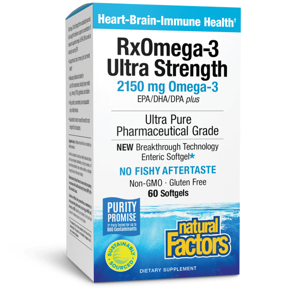 Ultra Strength One-per-Day RxOmega-3  2,150 mg  60 Enteripure® Softgels, image-hi-res