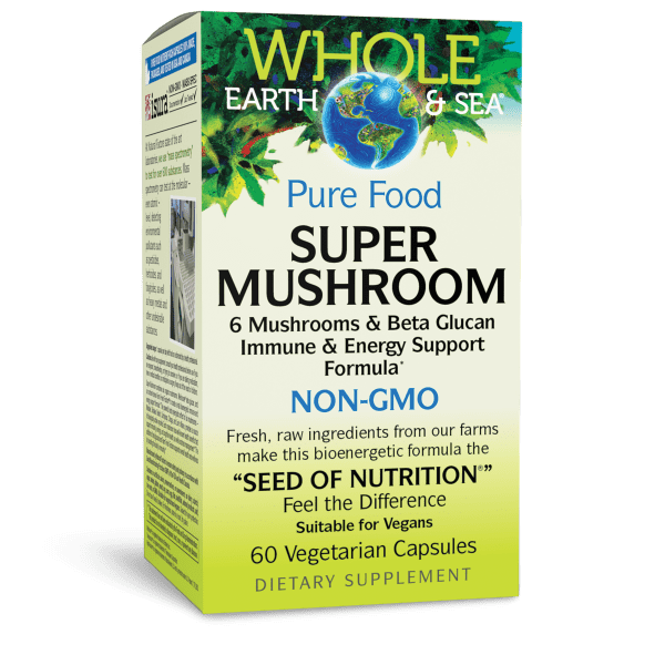 Super Mushroom   60 Vegetarian Capsules, image-hi-res