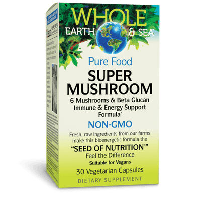 Super Mushroom   30 Vegetarian Capsules, image-hi-res