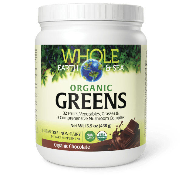 Organic Greens   15.5 oz Powder Chocolate, image-hi-res