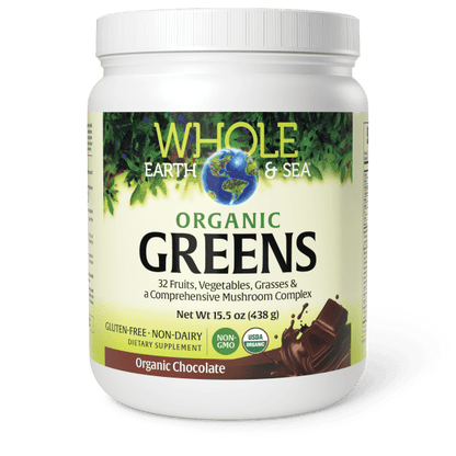 Organic Greens   15.5 oz Powder Chocolate, image-hi-res