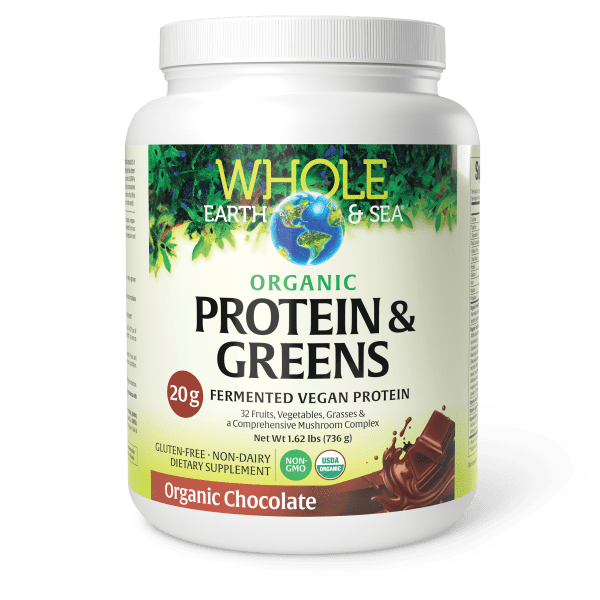 Organic Protein & Greens   25 oz Powder Chocolate, image-hi-res