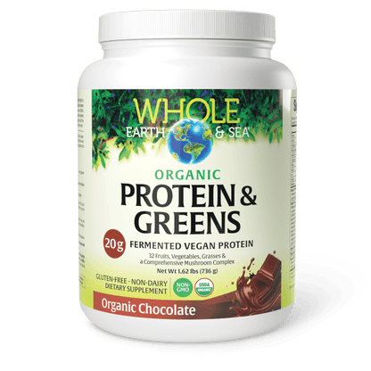Organic Protein & Greens   25 oz Powder Chocolate, image-hi-res