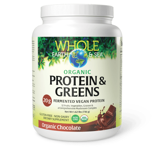 Organic Protein & Greens   25 oz Powder Chocolate, image-hi-res