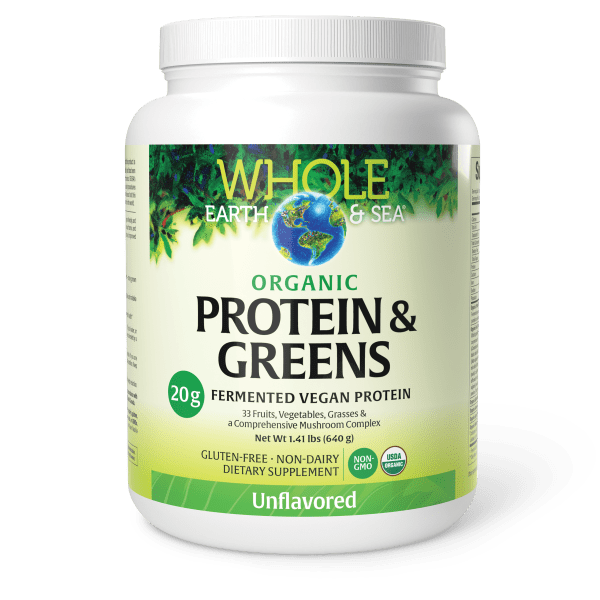 Organic Protein & Greens   22.6 oz Powder Unflavored, image-hi-res