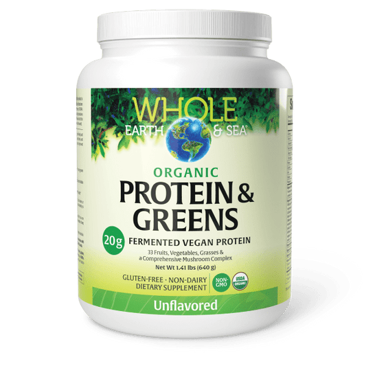 Organic Protein & Greens   22.6 oz Powder Unflavored, image-hi-res