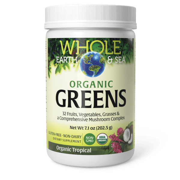 Organic Greens   7.1 oz Powder Tropical, image-hi-res