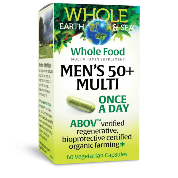 Men's 50+ Once A Day Multivitamin & Mineral   60 Vegetarian Capsules, image-hi-res
