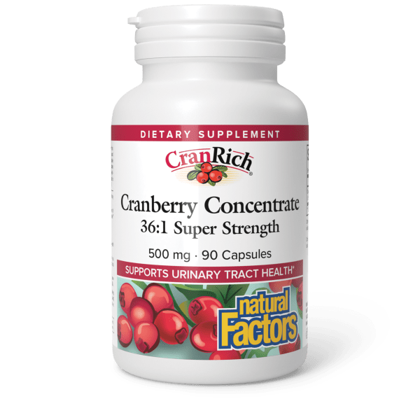 Cranberry Concentrate 36:1 Super Strength   500 mg  90 Capsules, image-hi-res