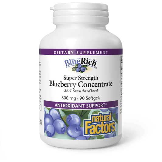 BlueRich® Super Strength Blueberry  500 mg  90 Softgels, image-hi-res