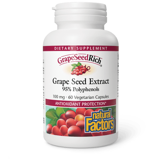 GrapeSeedRich®  100 mg  60 Vegetarian Capsules, image-hi-res
