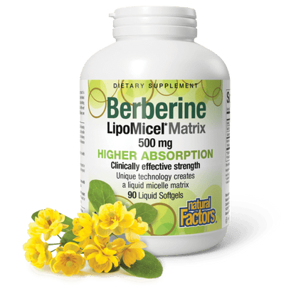 Berberine LipoMicel Matrix | Natural Factors USA Berberine LipoMicel Matrix | Natural Factors USA