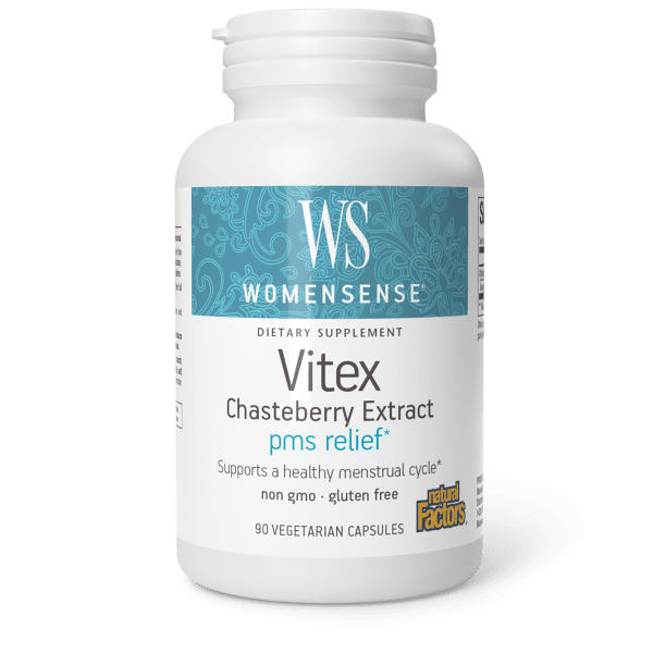Vitex Chasteberry Extract  80 mg  90 Vegetarian Capsules, image-hi-res