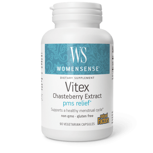 Vitex Chasteberry Extract  80 mg  90 Vegetarian Capsules, image-hi-res